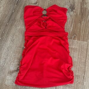 SHEIN Vibrant Red Fabric